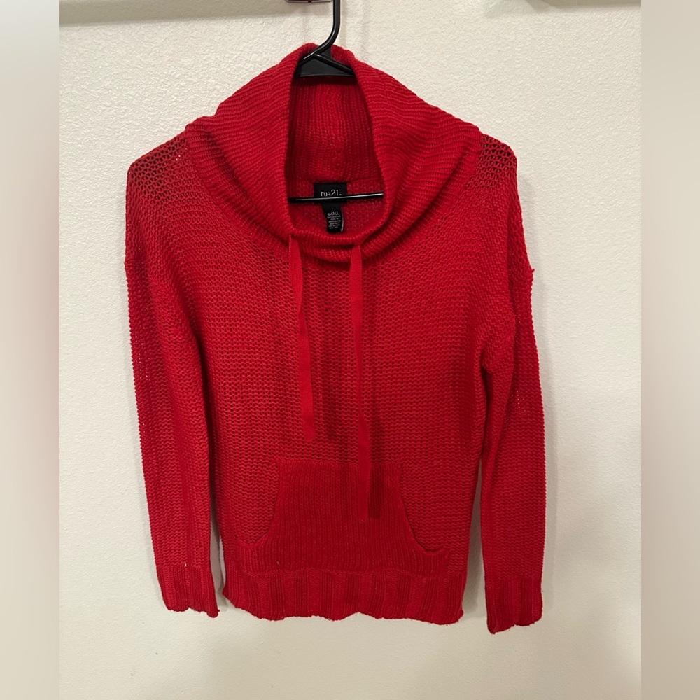 Rue21 Vibrant Red Turtleneck Sweater
